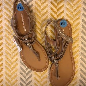 NWT tan sandals